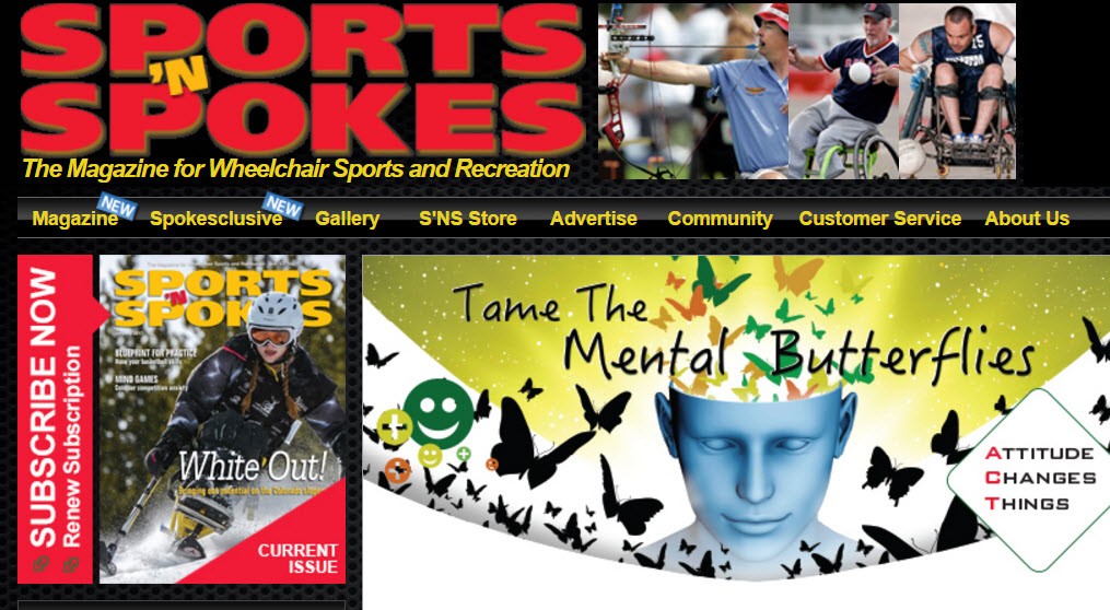 Sports and Spokes Magazine Ad
