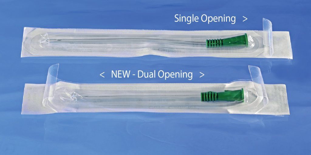 dual-opening catheter