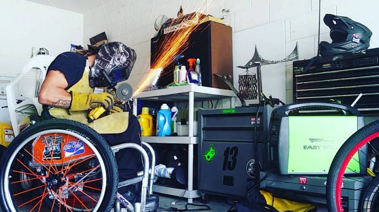 Cure Advocate Jerry Diaz is an accomplished artistic welder
