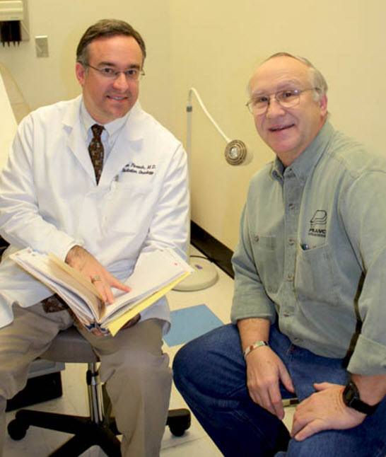 John Phillips with Dr. Fiveash