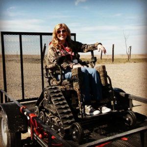 Ashlee Lundvall test outdoor products for those with disabilities