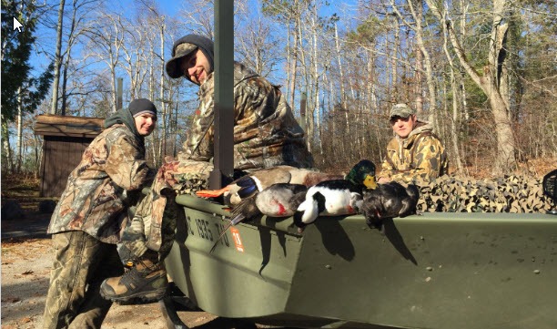 Chris Collin duck hunting