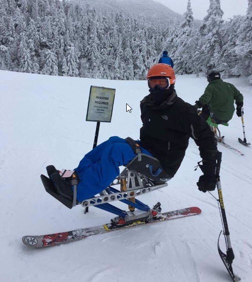 Chris Collin snow skiing
