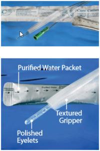 hydrophilic cure catheter water packet