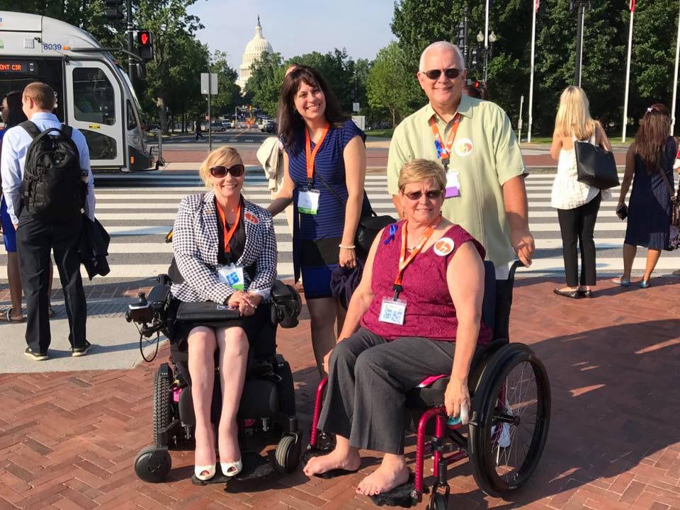 Cure VP Lisa Wells at Roll on Capitol Hill