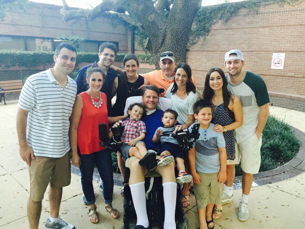 Mark Neagli and his family
