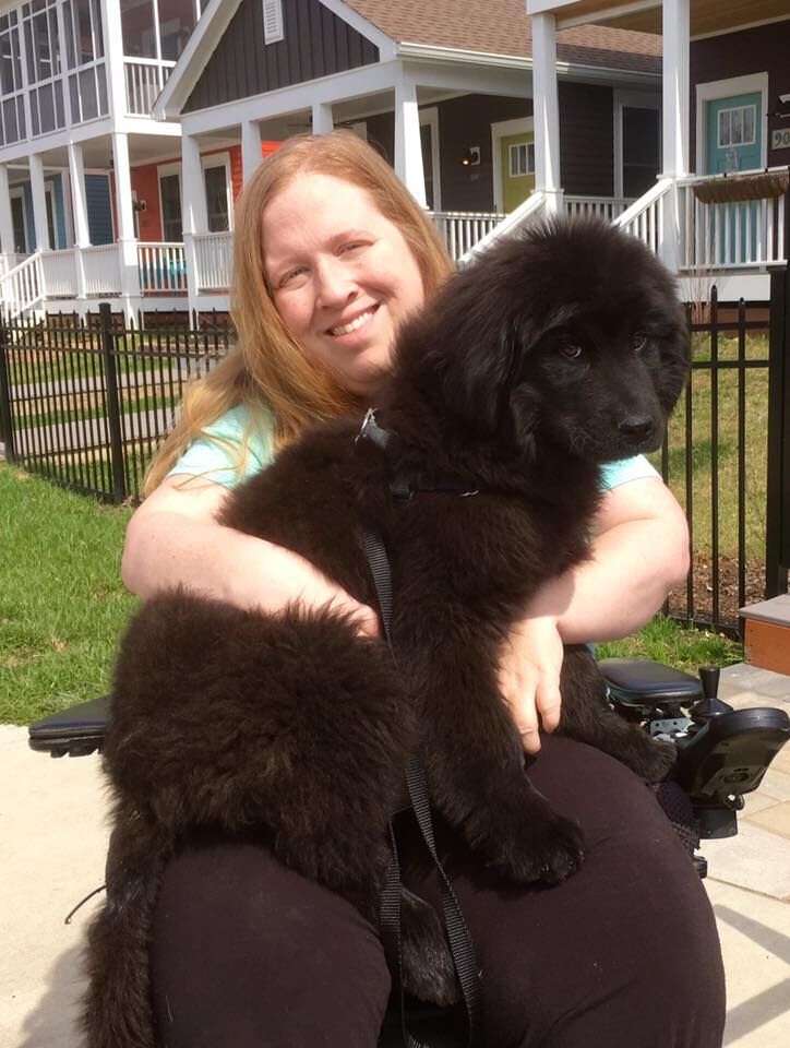 Karin Willison and her service dog