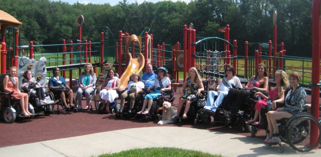 Contestants at the 2013 Ms. Wheelchair USA Pageant visit the all-inclusive SOAR Park in Stow, Ohio.