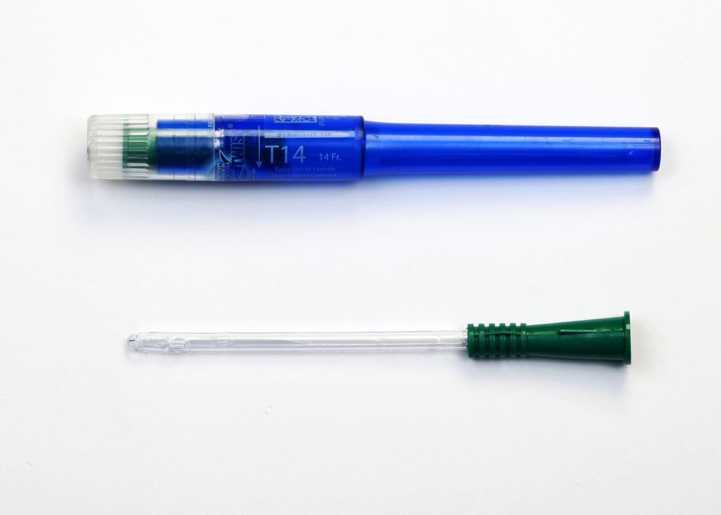 Ready-to-use Cure Twist catheter.