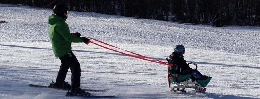 Recreational skiing program for people with disabilities