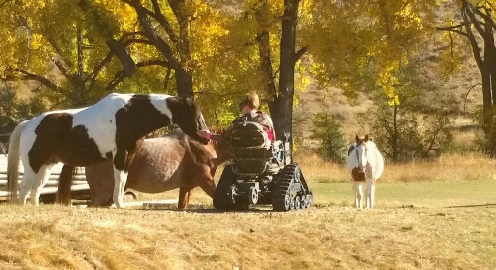 Wyoming native Ashlee Lundvall was injured in a farming accident, but she doesn’t let that stop her from being a huntress on wheels.