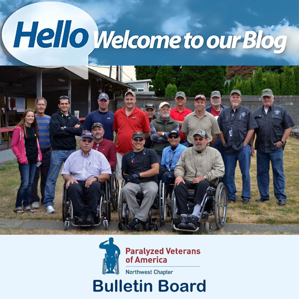 Paralyzed Veterans of America Northwest Chapter Bulletin Board