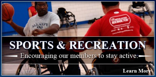Sports and Recreation, Encouraging our members to stay active