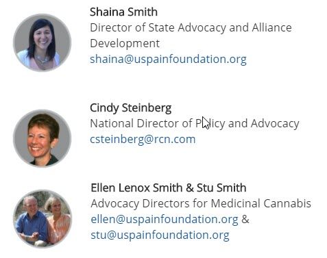 US Pain Foundation Advocacy Team