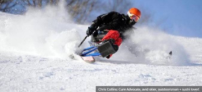 Chris Collins: Cure Advocate, avid skier, Outdoorsman and sushi lover
