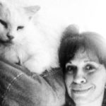 Cure Medical VP of Marketing, Lisa Wells with her cat.