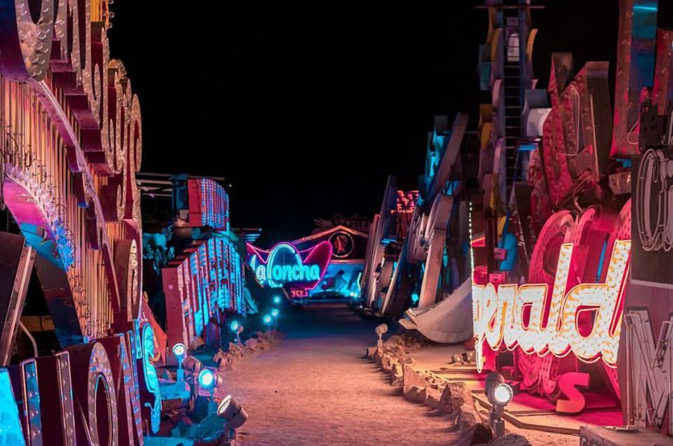 A boneyard covering more than 6 acres of real estate, the Neon Museum in Las Vegas displays the signs from old casinos and other businesses. 