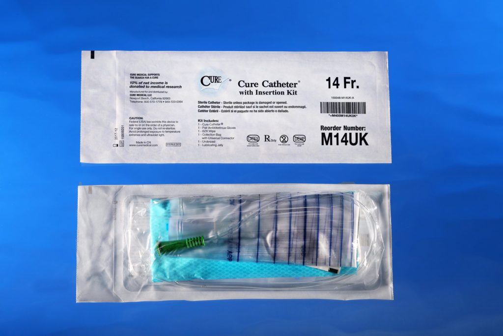 Cure Medical M14UK pocket catheter with insertion kit
