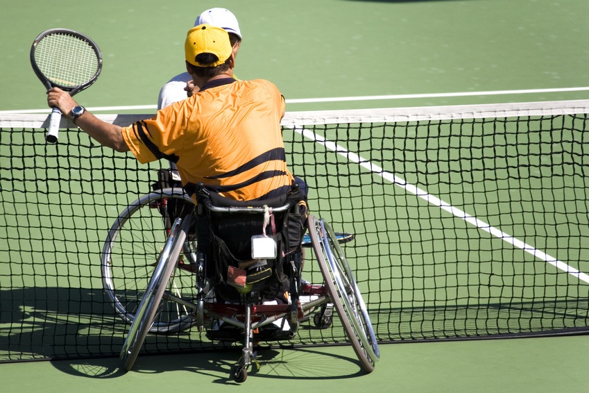 Wheelchair Tennis competition