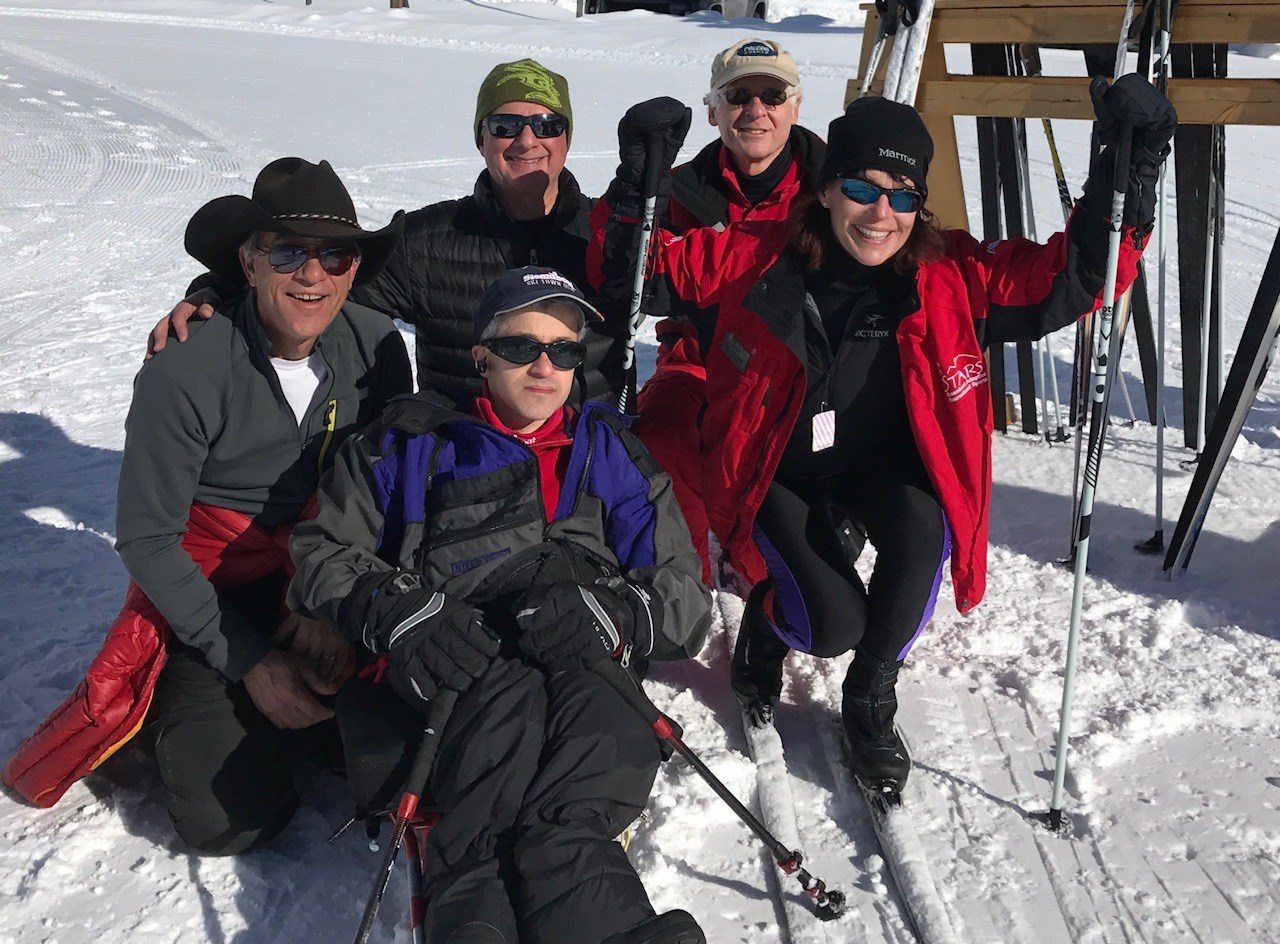 Mary Carol's first order of business was to get involved with adaptive snow skiing as an instructor!