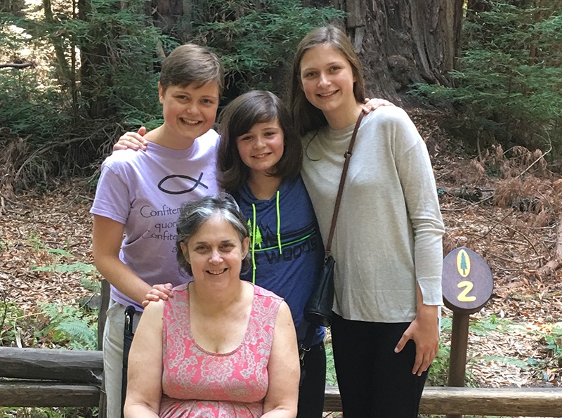 Mary Makuc loves to explore accessible trails in our national parks, along with her children! Photo courtesy of Get Out Enjoy Life event.