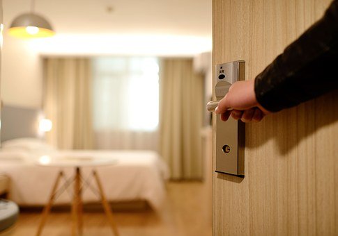 If there aren't any accessible rooms at your hotel, ask for an upgrade to a larger room. Many times they will accommodate you!