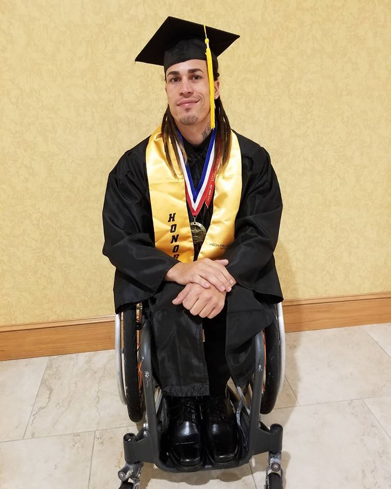 Jerry Diaz graduated in May with his welding certification and a promising career ahead of him!