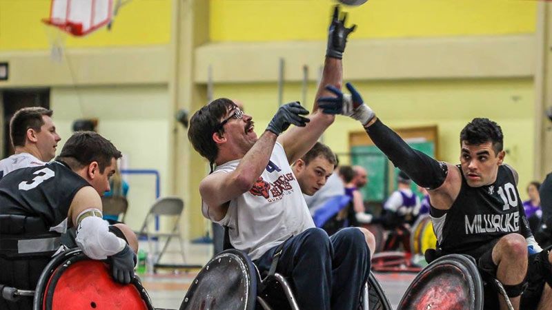 The Chicago Bears Wheelchair Rugby Team, together with Elipsis Factor, will be leading a demo to introduce the exciting sport to attendees.