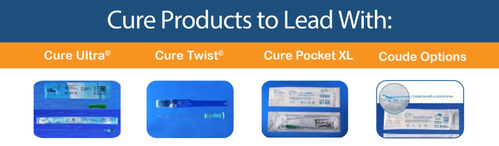 Cure products to lead with.