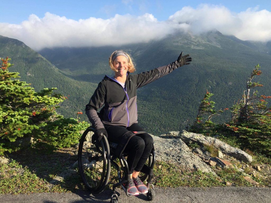 Brenna Bean says, "I am all about adaptive adventures! I am a huge fan of the things outside, challenging, and beautiful!
