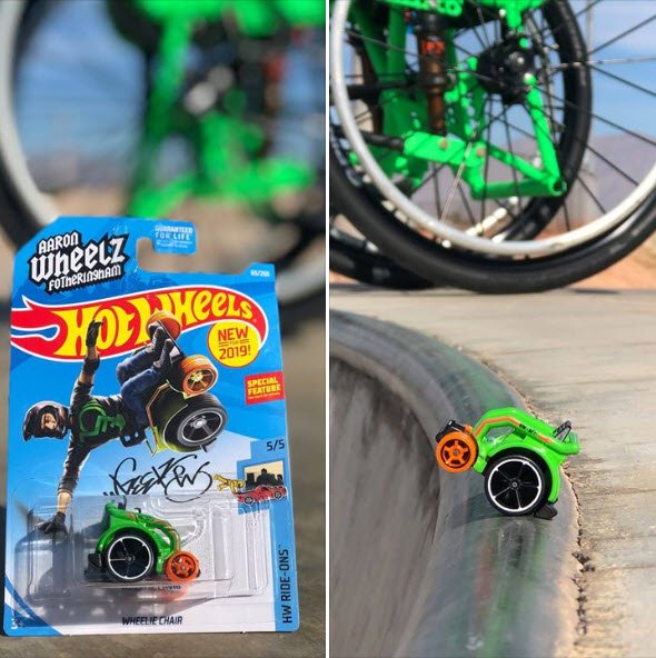 A new limited edition Hot Wheels toy commemorates WCMX star Aaron "Wheelz" Fotheringham's efforts while blowing away sports stereotypes in the process.