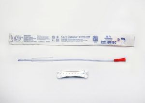 cure hydrophilic catheter FR18 with coude tip