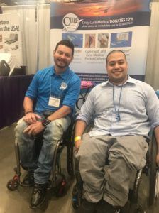 Adam was able to scoop up more pro tips on video blogs from YouTube star Andrew Angulo, who he met at the San Mateo Abilities Expo.