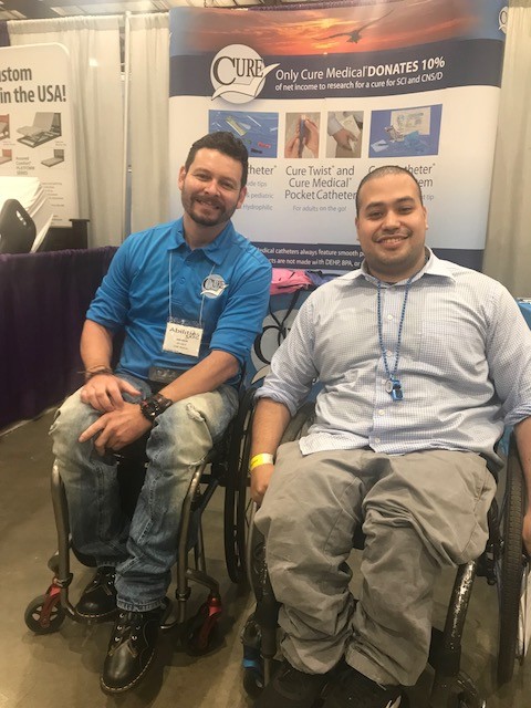 Adam was able to scoop up more pro tips on video blogs from YouTube star Andrew Angulo, who he met at the San Mateo Abilities Expo.