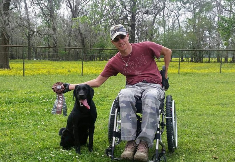 Like most people, Chad would much rather spend his time anywhere else other than the hospital. You'll catch him most days working with his hunting dog, Vegas.