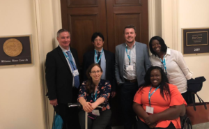 The Cure Medical team, lead by Cure Advocate Chris Collin, will be joining Donna during Teal on the Hill. He is pictured here during last year's Hill visits.