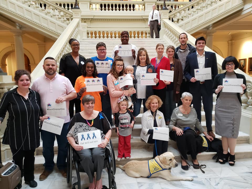 You'll often find Kim speaking up for disability rights and assistance in her local community throughout Georgia as well as on Capitol Hill.