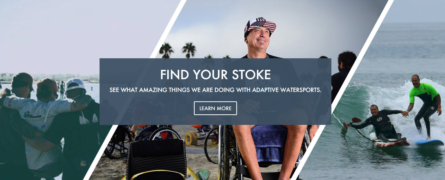 stoke for life website adaptive surfing cure nation