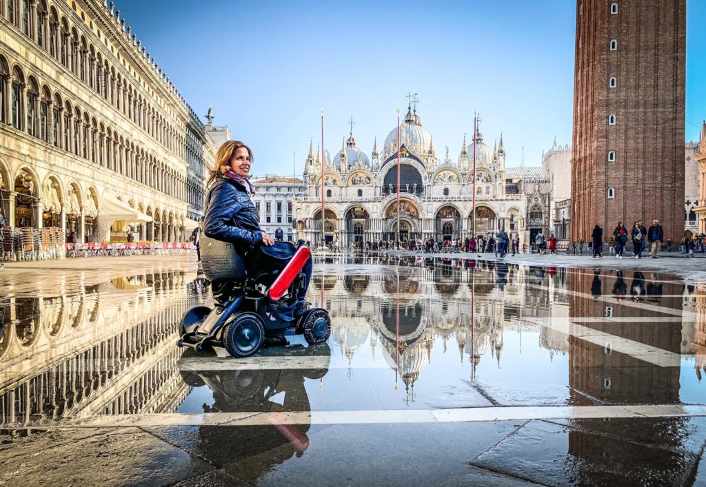 Sylvia Longmire enjoying a successful accessible getaway in Europe
