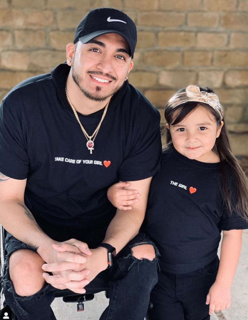 Anthony and his daughter, Mya.