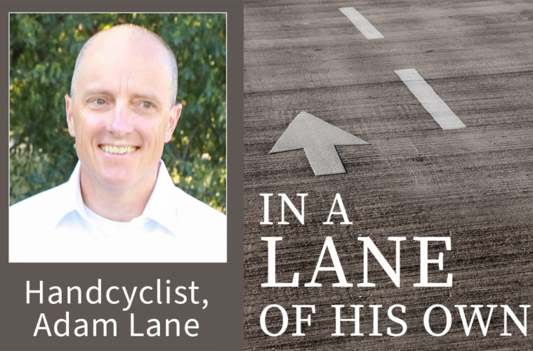 Handcyclist Adam Lane